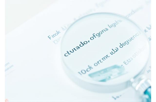 Magnifying glass over a clear financial document, symbolizing transparency and no hidden fees