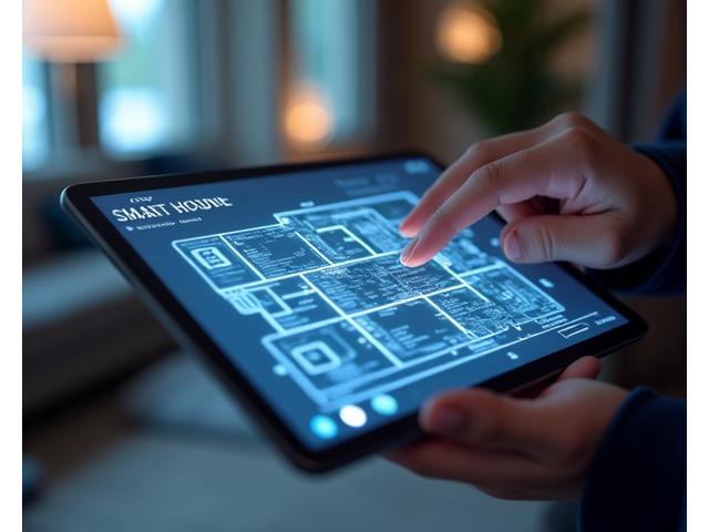 Sophisticated smart home system interface on a tablet
